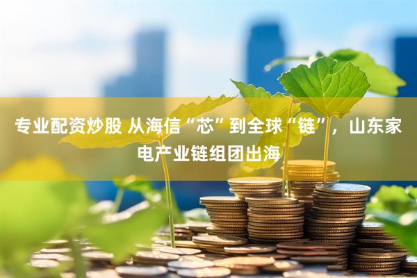 专业配资炒股 从海信“芯”到全球“链”，山东家电产业链组团出海
